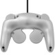 Mando plateado con vibración para Gamecube/Wii
