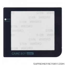 Repuesto del cristal transparente para Gameboy Pocket color negro