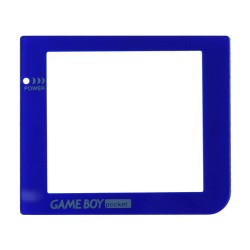 Repuesto del cristal transparente para Gameboy Pocket color azul