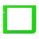 Pantalla Repuesto del cristal transparente para Gameboy Pocket color verde