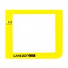 Pantalla Repuesto del cristal transparente para Gameboy Pocket color amarillo