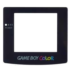 Repuesto del cristal transparente para Gameboy Color en negro