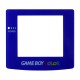 Repuesto del cristal transparente para Gameboy Color en azul