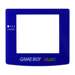 Repuesto del cristal transparente para Gameboy Color en azul