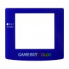 Pantalla Repuesto del cristal transparente para Gameboy Color en azul