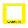 Repuesto del cristal transparente para Gameboy Color en amarillo