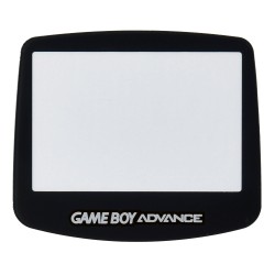 Repuesto del cristal transparente para Gameboy Advance en negro