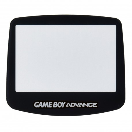 Repuesto del cristal transparente para Gameboy Advance en negro