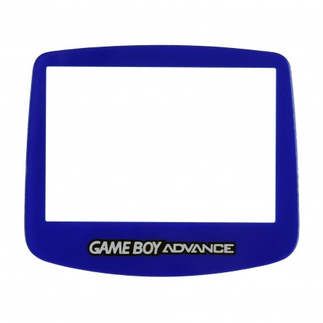 Repuesto del cristal transparente para Gameboy Advance en azul