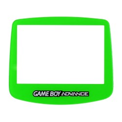 Repuesto del cristal transparente para Gameboy Advance en verde