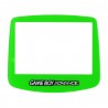 Pantalla Repuesto del cristal transparente para Gameboy Advance en verde