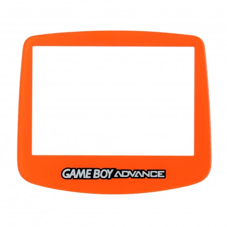 Repuesto del cristal transparente para Gameboy Advance en naranja