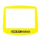 Pantalla Repuesto del cristal transparente para Gameboy Advance en amarillo