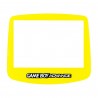 Pantalla Repuesto del cristal transparente para Gameboy Advance en amarillo