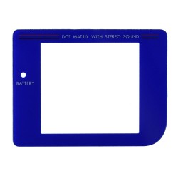 Repuesto del cristal transparente para Gameboy color azul