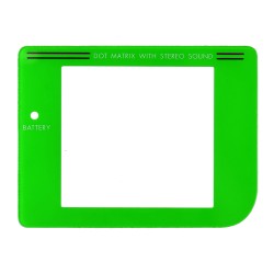 Repuesto del cristal transparente para Gameboy color verde