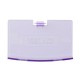 Tapa de la batería para Gameboy Advance en morado transparente