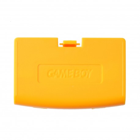 Tapa de la batería para Gameboy Advance en amarillo