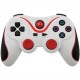 Mando inalámbrico Double Shock para Ps3 blanco y rojo