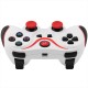 Mando inalámbrico Double Shock para Ps3 blanco y rojo