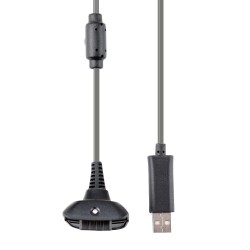 Cable "carga y juega" para mando inalámbrico negro