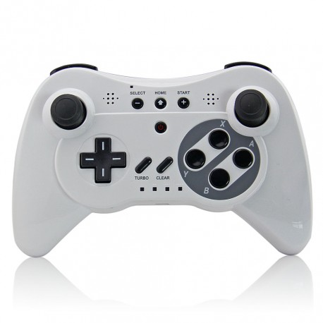 Wii U Pro controller blanco inalámbrico