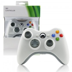 Mando inalámbrico blanco para Xbox360