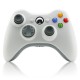 Mando inalámbrico blanco para Xbox360