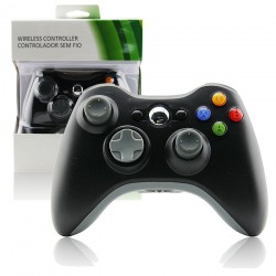 Mando inalámbrico negro para Xbox360
