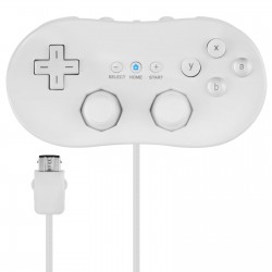 Mando clásico para Wii - Wiiu Blanco
