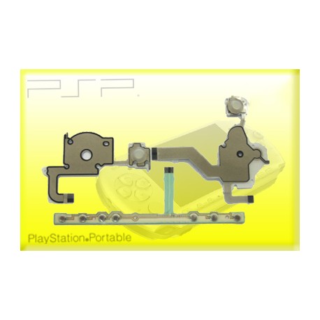 Set de conectores de los botones de la PSP 2000