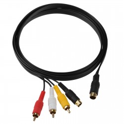 Cable Svideo-AV para Sega Saturn