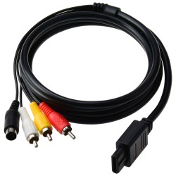 Cable Svideo y audio para SNES / N64 / GAMECUBE PAL