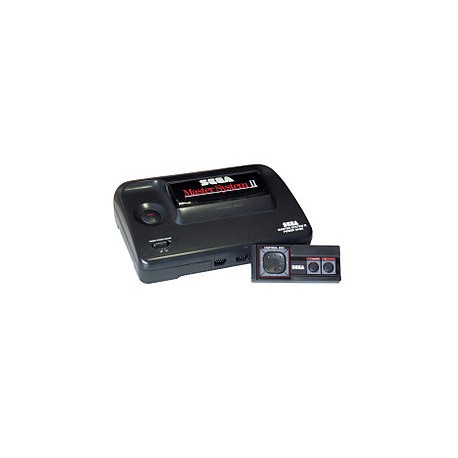 Consola Megadrive con un mando y un juego