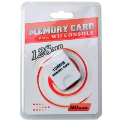 Tarjeta de Memoria 128Mb para Gamecube/Wii
