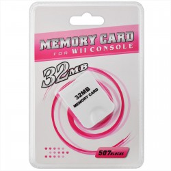Tarjeta de memoria 32Mb para Gamecube/Wii